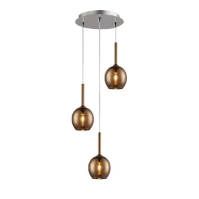 Люстра Zuma Line MD1629-3B Copper Monic